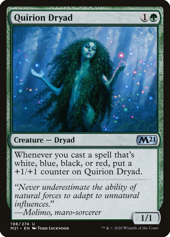 Quirion Dryad - (Foil): Core Set 2021