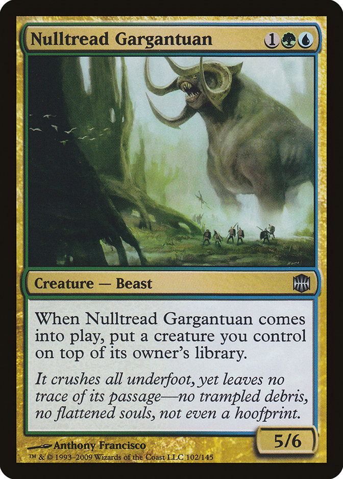 Nulltread Gargantuan - (Foil): Alara Reborn