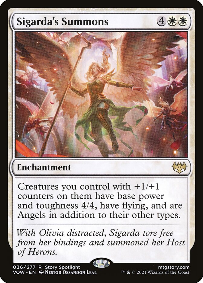 Sigarda's Summons - (Foil): Innistrad: Crimson Vow