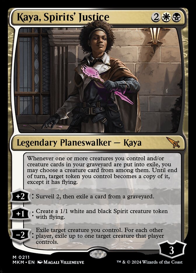 Kaya, Spirits' Justice - (Foil): Murders at Karlov Manor