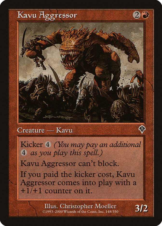 Kavu Aggressor - (Foil): Invasion