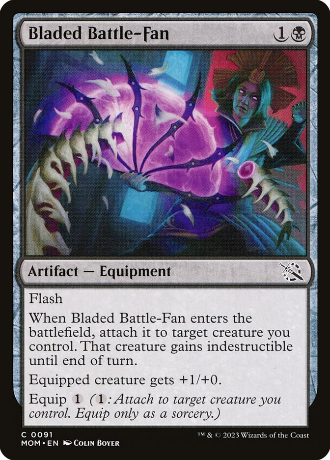 Bladed Battle-Fan - (Foil): March of the Machine