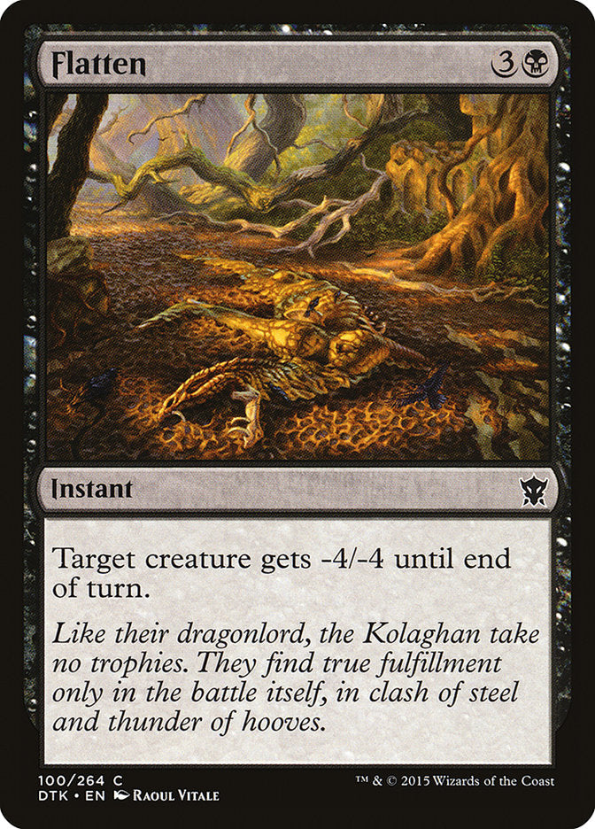 Flatten - (Foil): Dragons of Tarkir