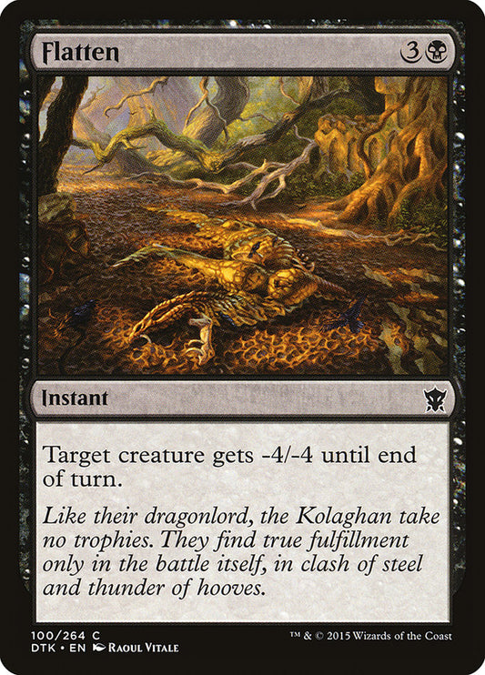 Flatten - (Foil): Dragons of Tarkir