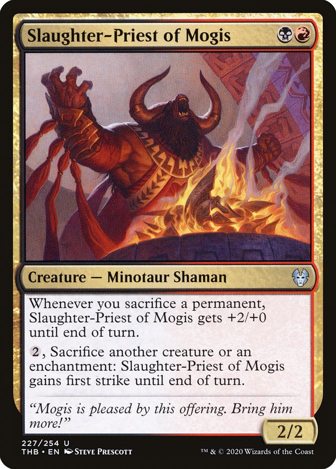 Slaughter-Priest of Mogis - (Foil): Theros Beyond Death