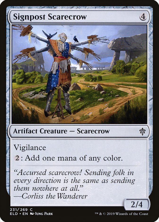 Signpost Scarecrow: Throne of Eldraine