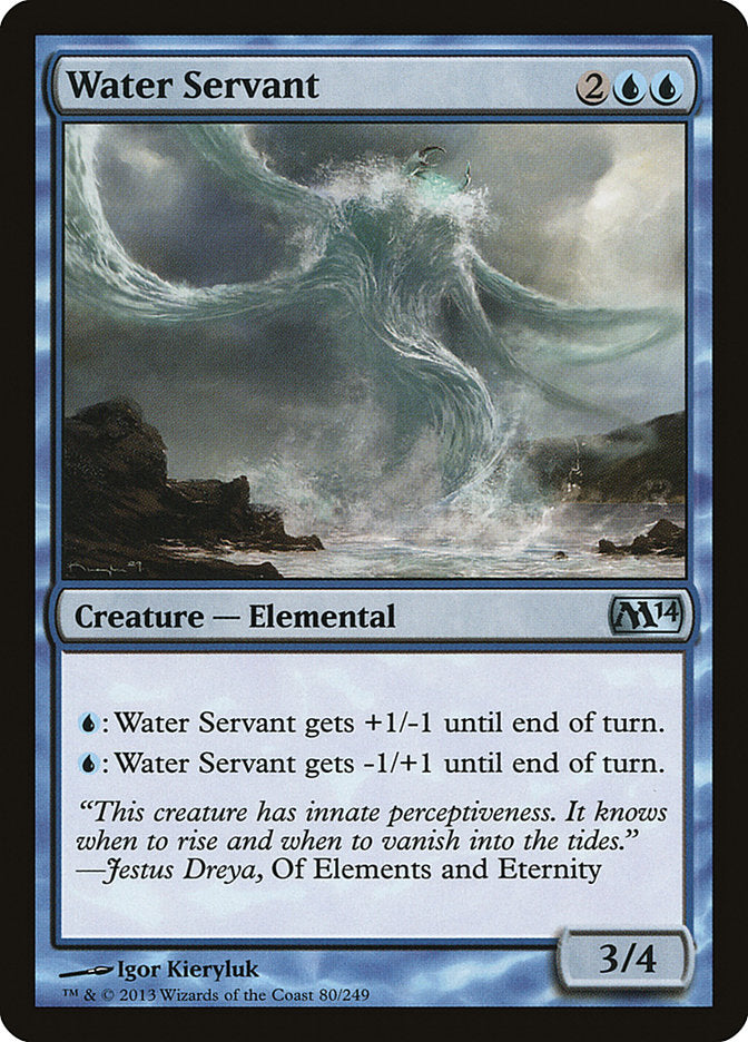 Water Servant - (Foil): Magic 2014