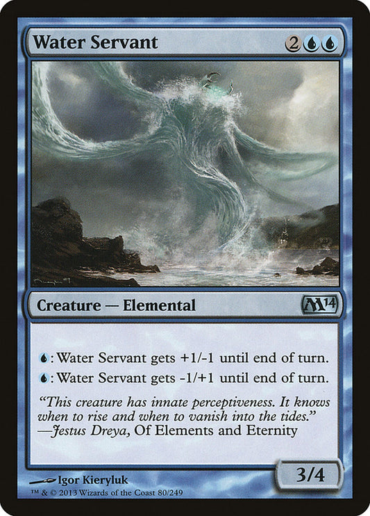 Water Servant - (Foil): Magic 2014