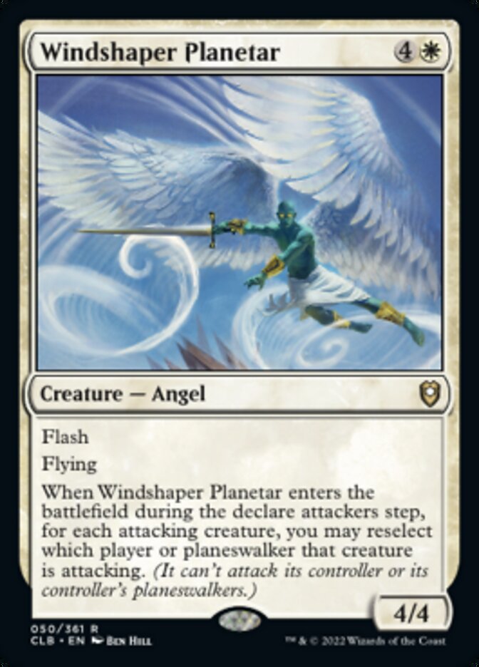 Windshaper Planetar - (Foil): Commander Legends: Battle for Baldur's Gate