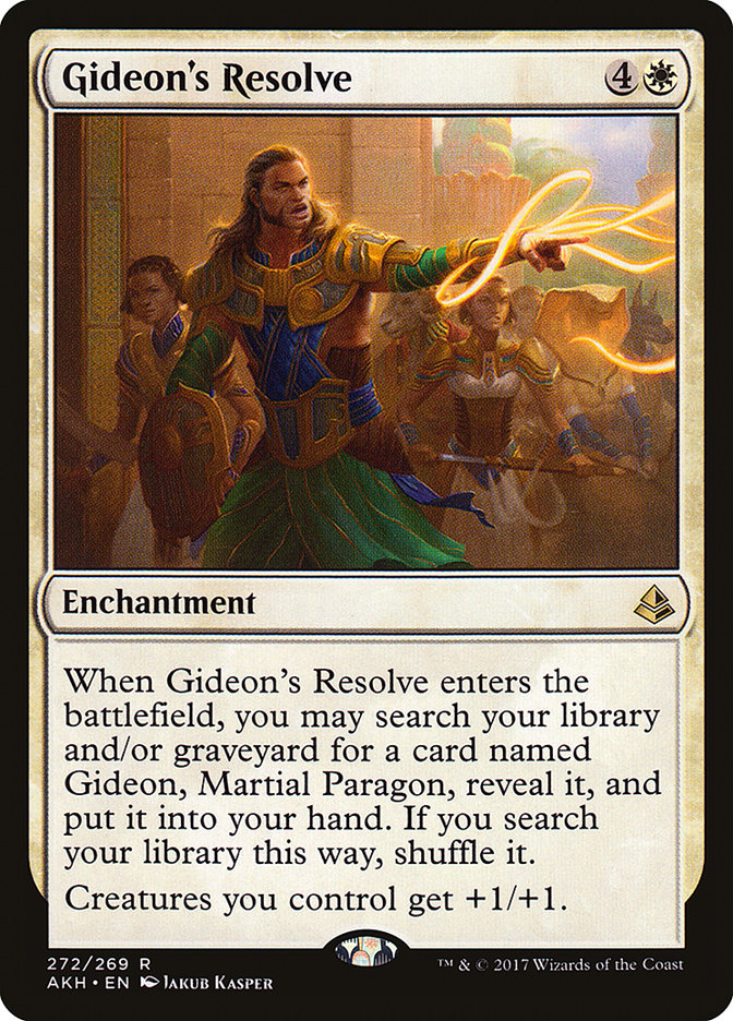 Gideon's Resolve (Planeswalker Deck): Amonkhet