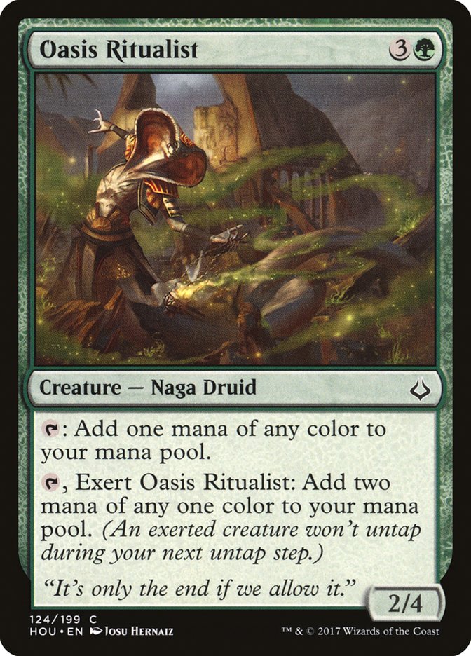 Oasis Ritualist - (Foil): Hour of Devastation