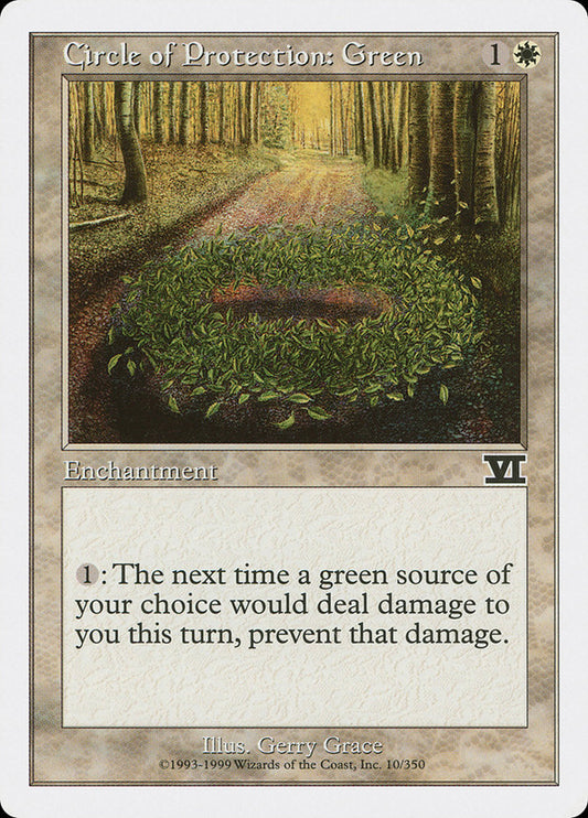 Circle of Protection: Green: Classic Sixth Edition