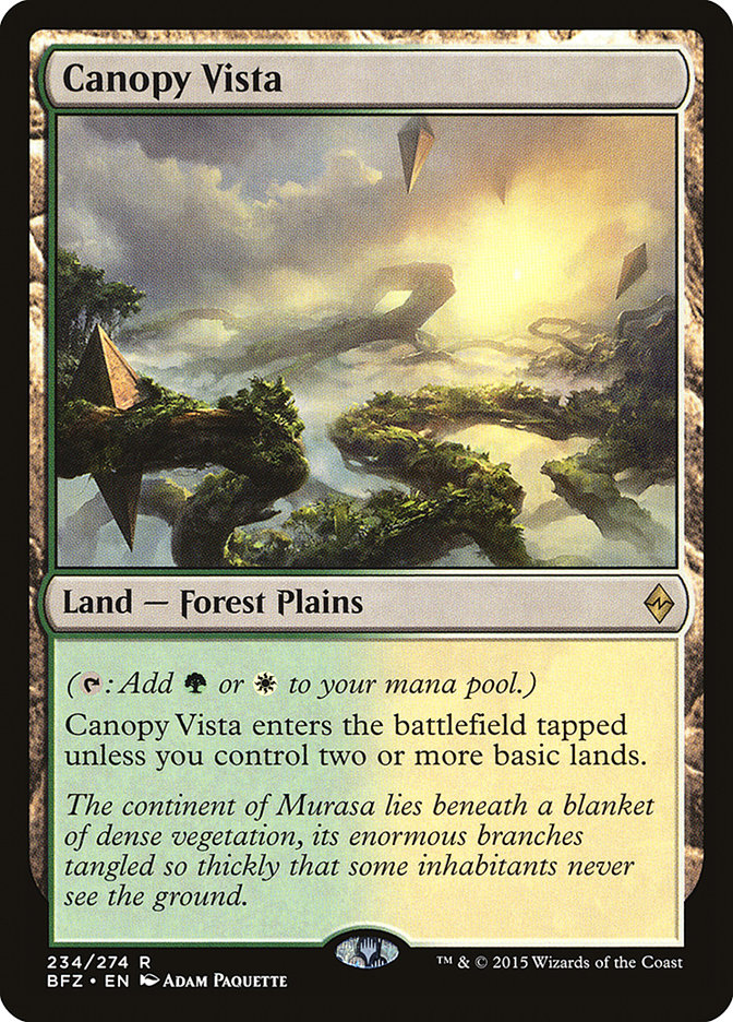 Canopy Vista: Battle for Zendikar
