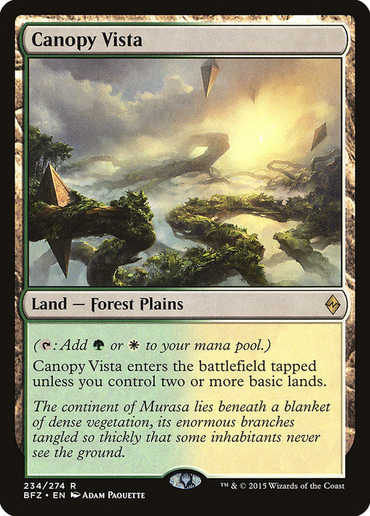 Canopy Vista: Battle for Zendikar