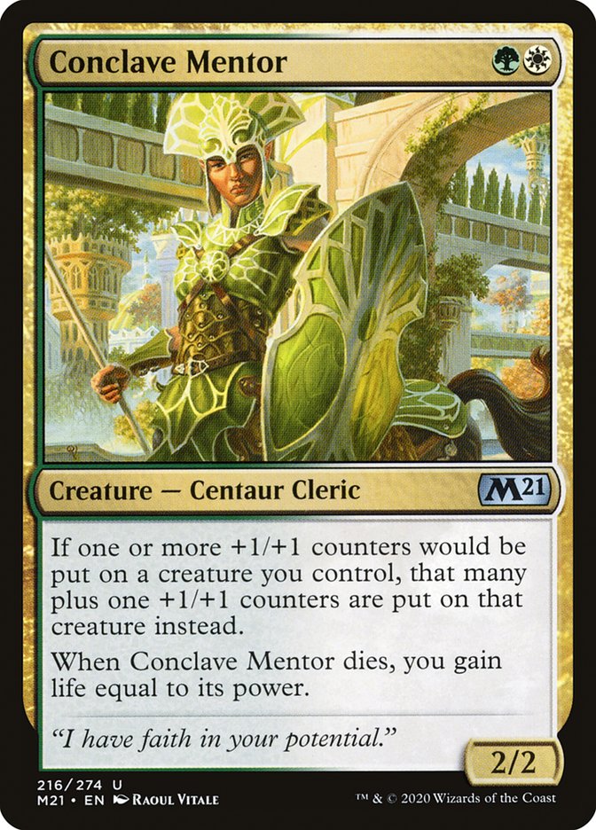 Conclave Mentor - (Foil): Core Set 2021
