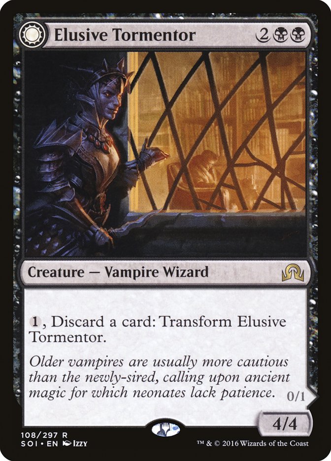 Elusive Tormentor // Insidious Mist - (Foil): Shadows over Innistrad