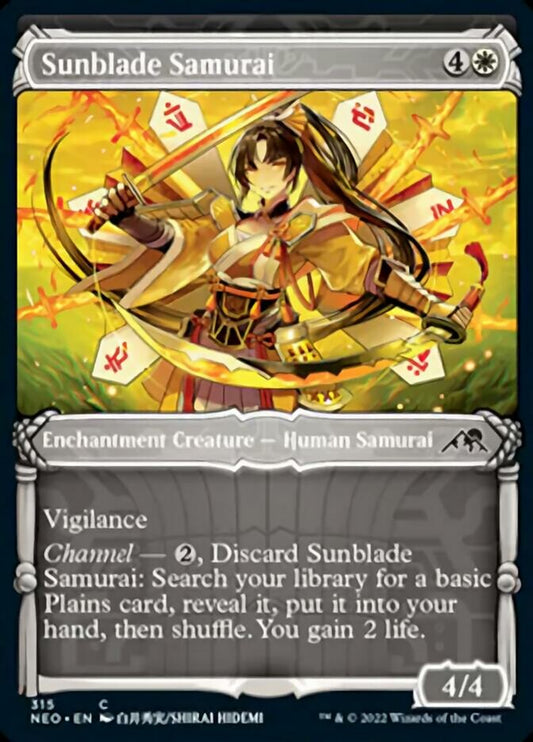 Sunblade Samurai (Showcase): Kamigawa: Neon Dynasty