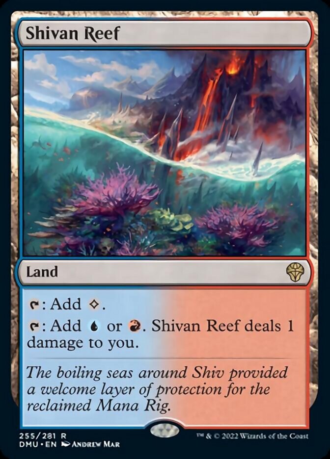Shivan Reef - (Foil): Dominaria United