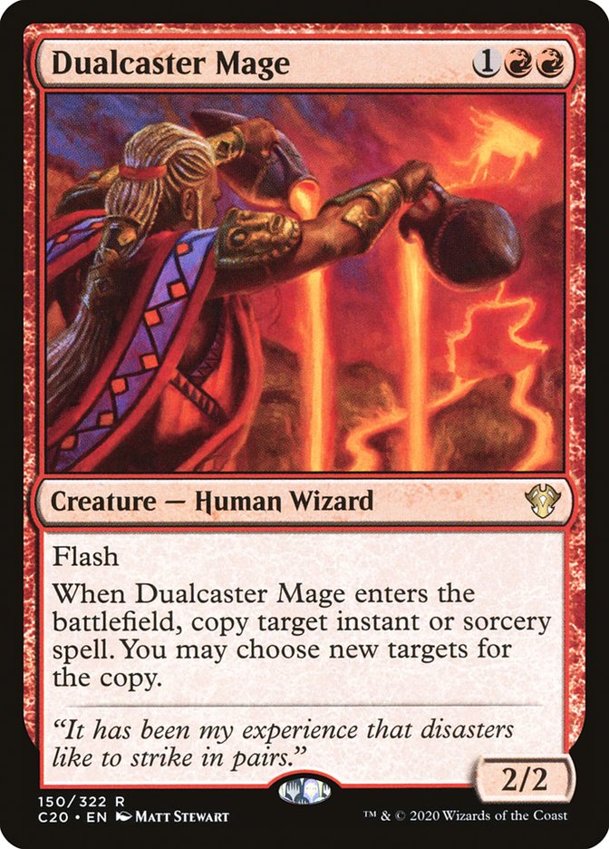 Dualcaster Mage: Commander 2020