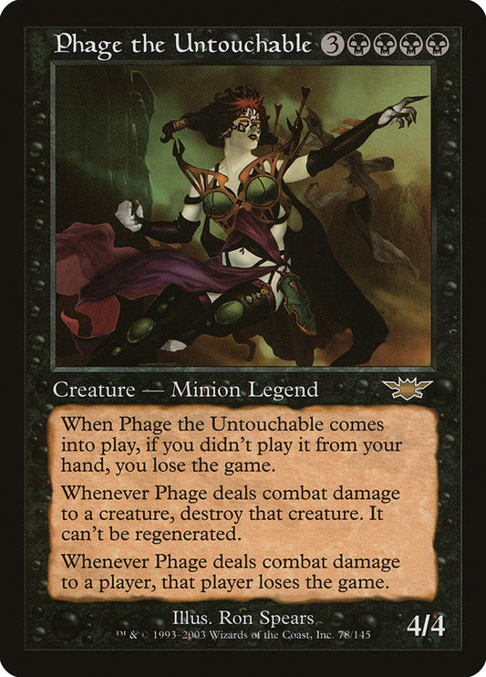 Phage the Untouchable: Legions