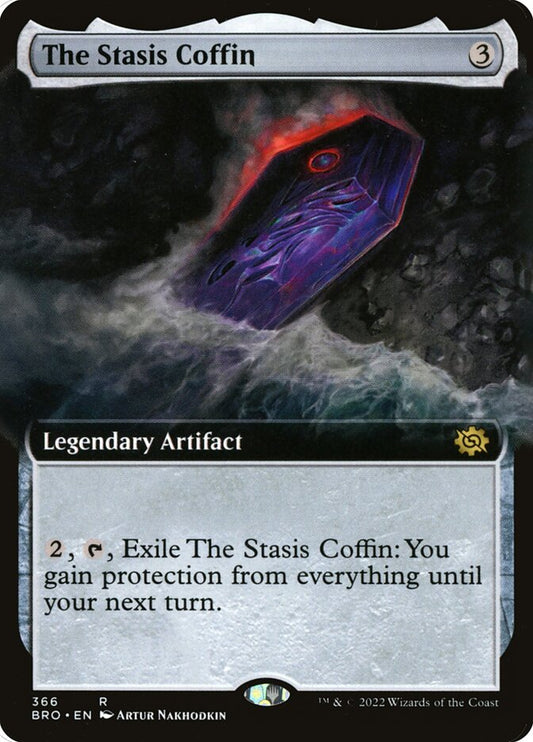 The Stasis Coffin (Extended Art) - (Foil): The Brothers' War