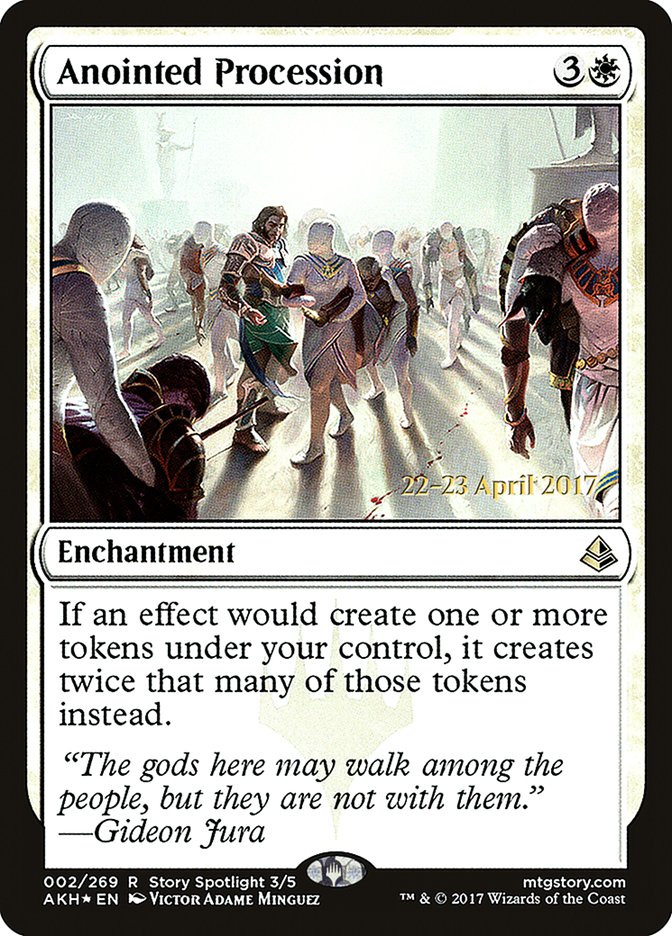 Anointed Procession (Prerelease) (Amonkhet) - (Foil): Amonkhet Promos