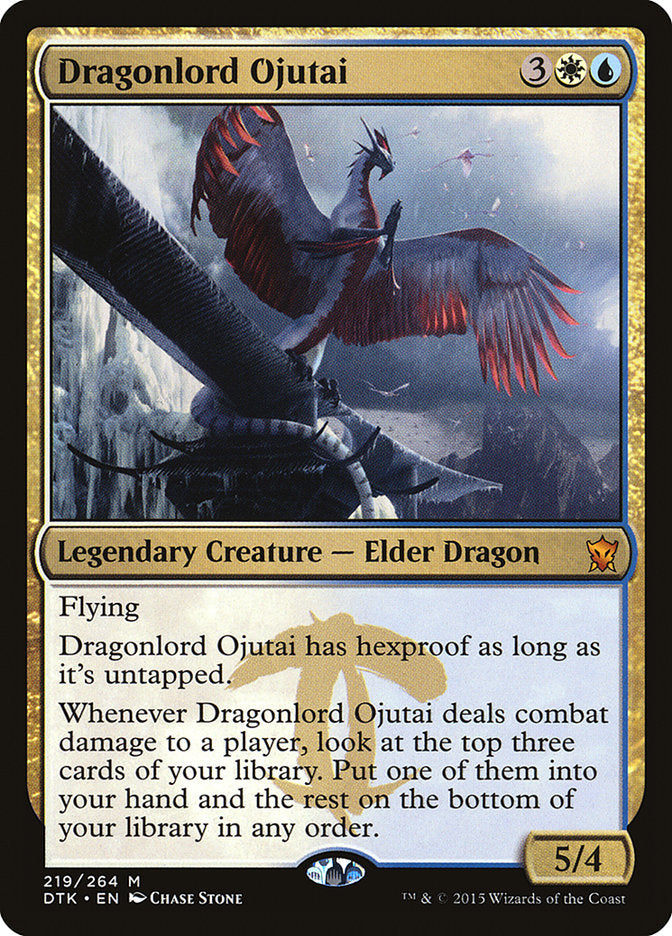 Dragonlord Ojutai - (Foil): Dragons of Tarkir