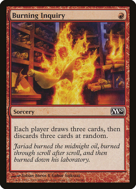 Burning Inquiry - (Foil): Magic 2010