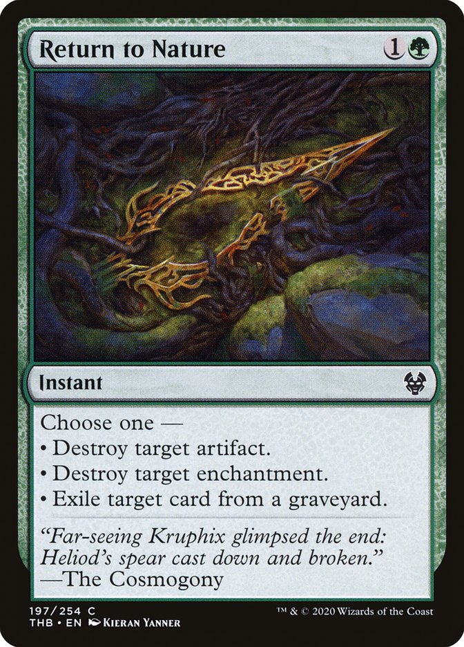 Return to Nature - (Foil): Theros Beyond Death