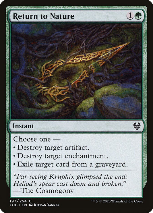 Return to Nature - (Foil): Theros Beyond Death