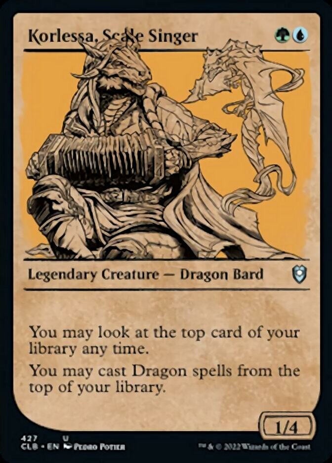 Korlessa, Scale Singer (Showcase): Commander Legends: Battle for Baldur's Gate