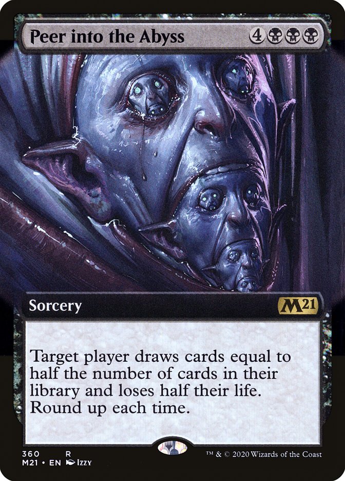 Peer into the Abyss (Extended Art): Core Set 2021