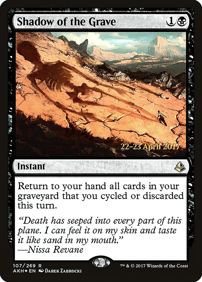 Shadow of the Grave (Prerelease) (Amonkhet) - (Foil): Amonkhet Promos