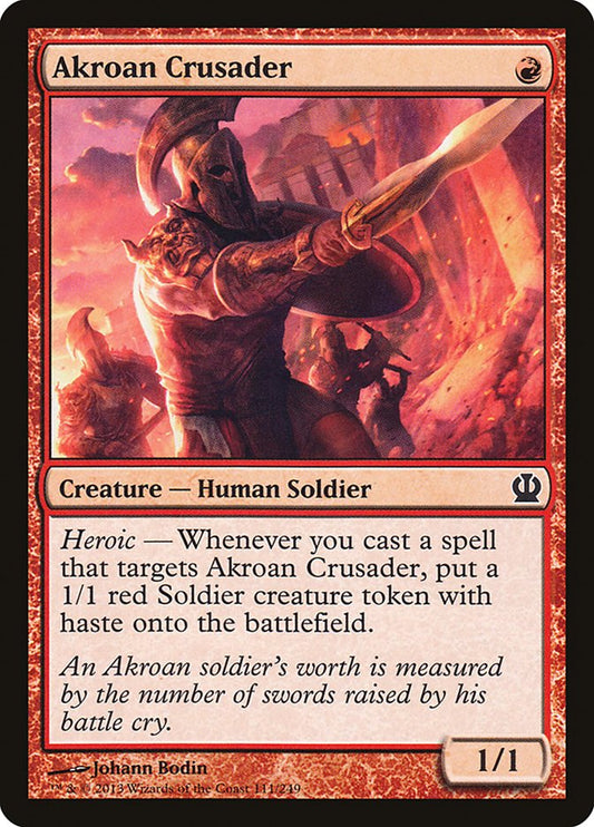 Akroan Crusader - (Foil): Theros