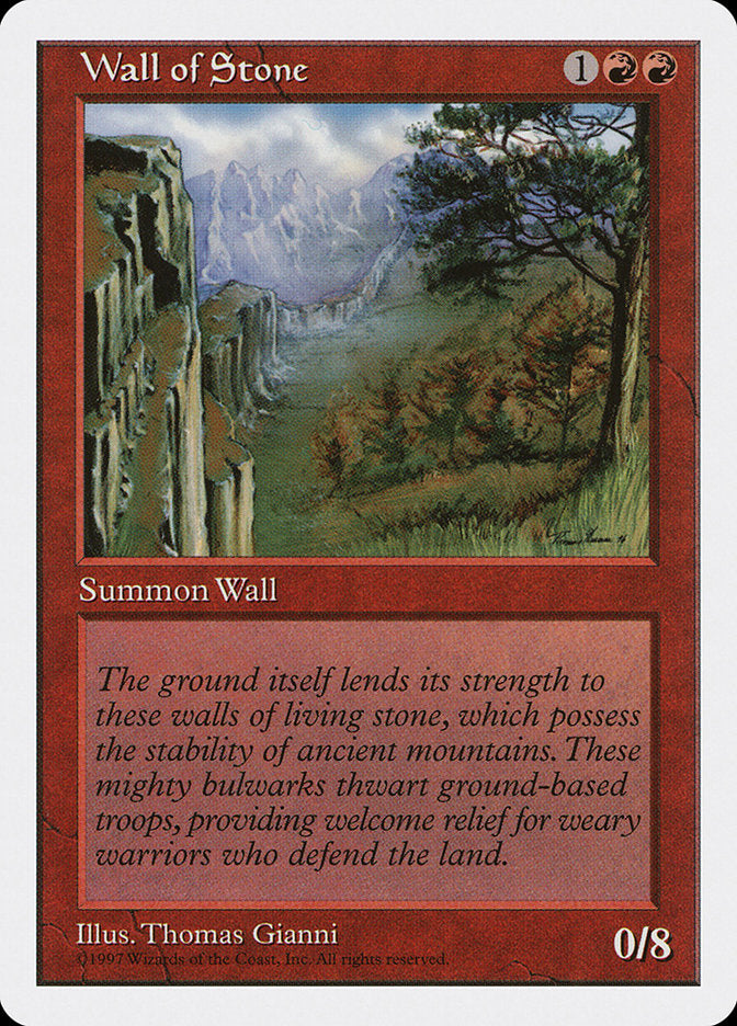 Wall of Stone: Fifth Edition