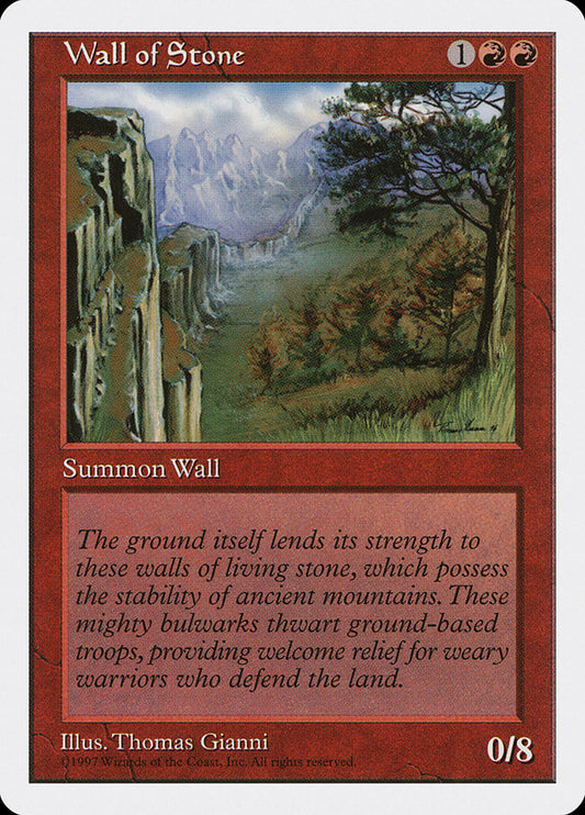 Wall of Stone: Fifth Edition