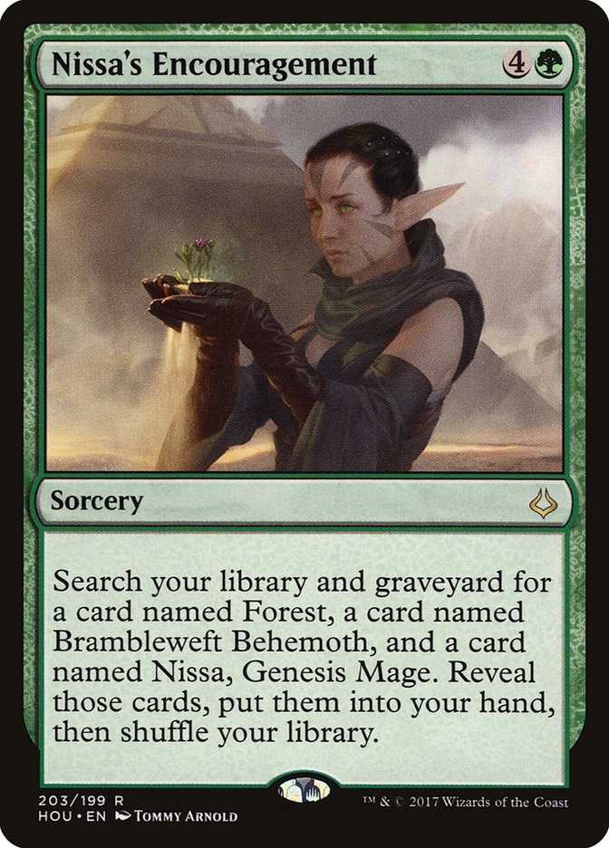 Nissa's Encouragement (Planeswalker Deck): Hour of Devastation