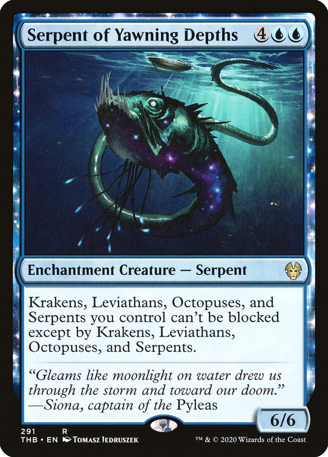 Serpent of Yawning Depths (Theme Booster): Theros Beyond Death