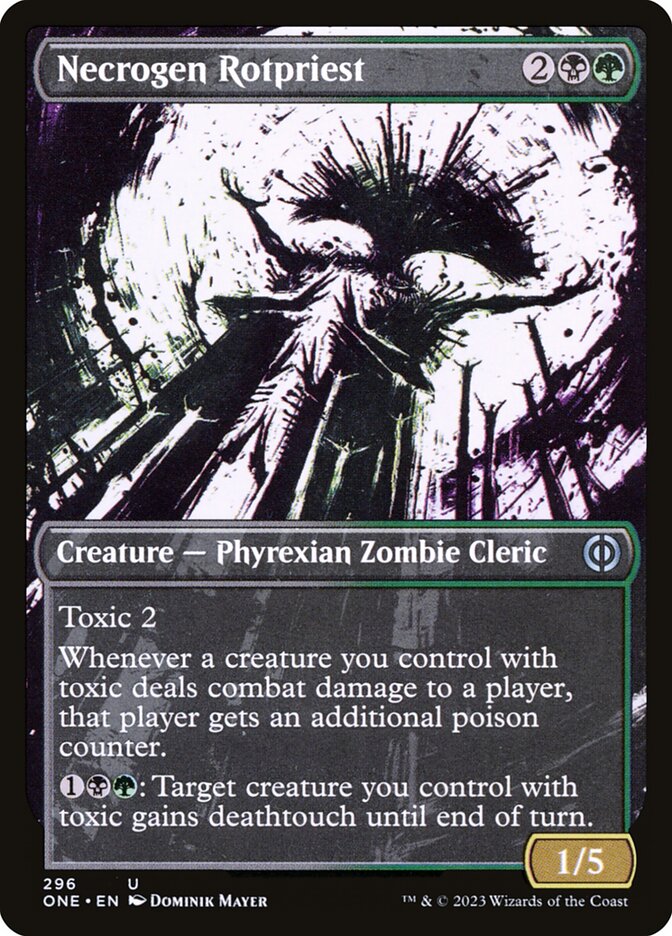 Necrogen Rotpriest (Showcase) - (Foil): Phyrexia: All Will Be One
