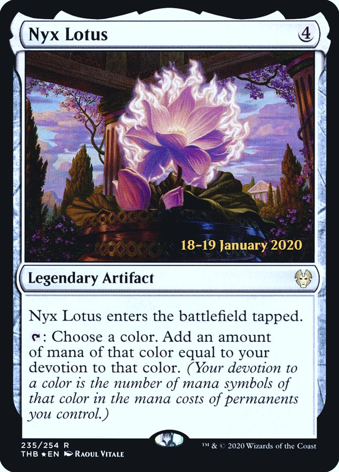 Nyx Lotus (Prerelease) (Theros Beyond Death) - (Foil): Theros Beyond Death Promos