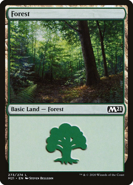 Forest (#273) - (Foil): Core Set 2021