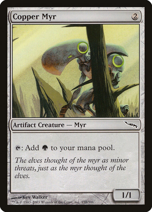 Copper Myr - (Foil): Mirrodin