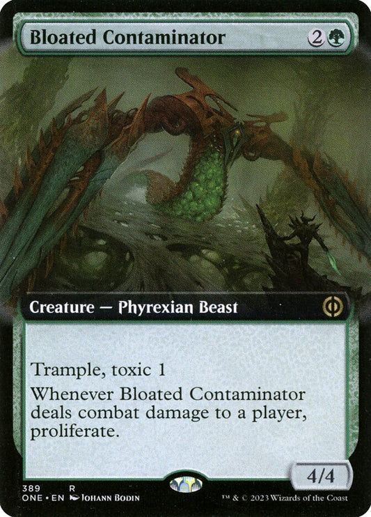 Bloated Contaminator (Extended Art) - (Foil): Phyrexia: All Will Be One