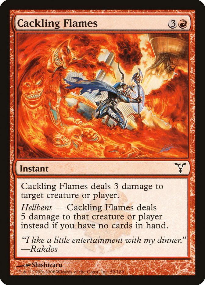 Cackling Flames - (Foil): Dissension