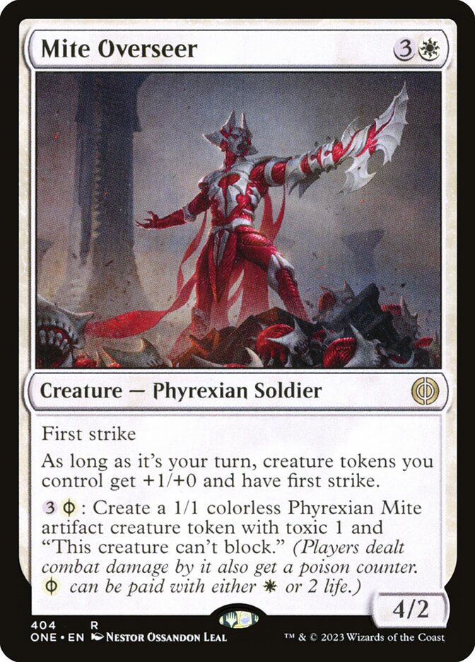Mite Overseer - (Foil): Phyrexia: All Will Be One