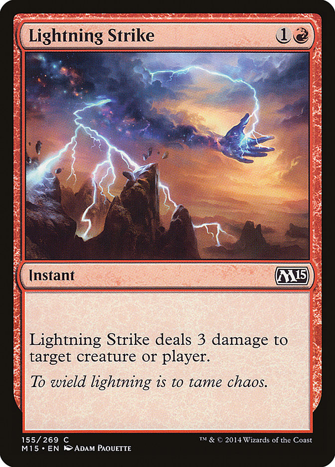 Lightning Strike - (Foil): Magic 2015