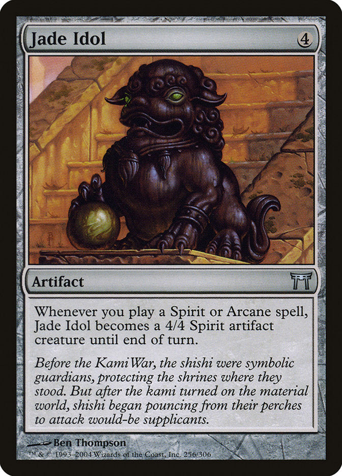 Jade Idol - (Foil): Champions of Kamigawa