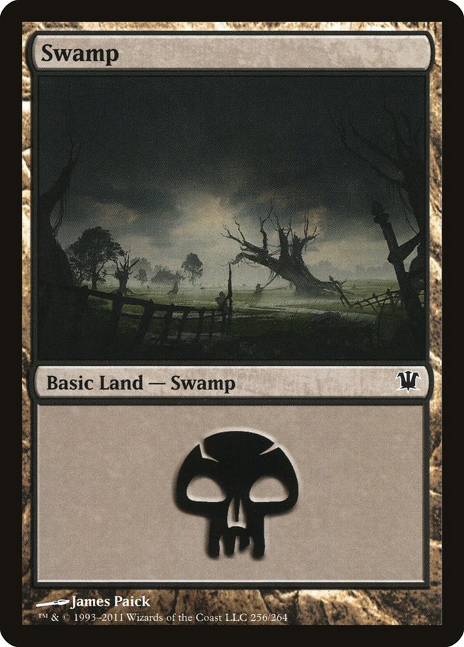 Swamp (#256) - (Foil): Innistrad
