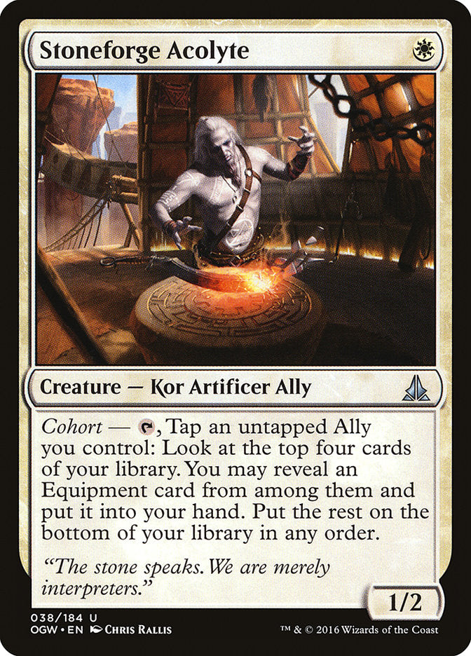 Stoneforge Acolyte - (Foil): Oath of the Gatewatch