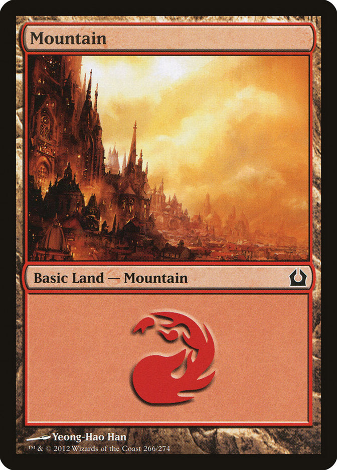 Mountain (#266) - (Foil): Return to Ravnica